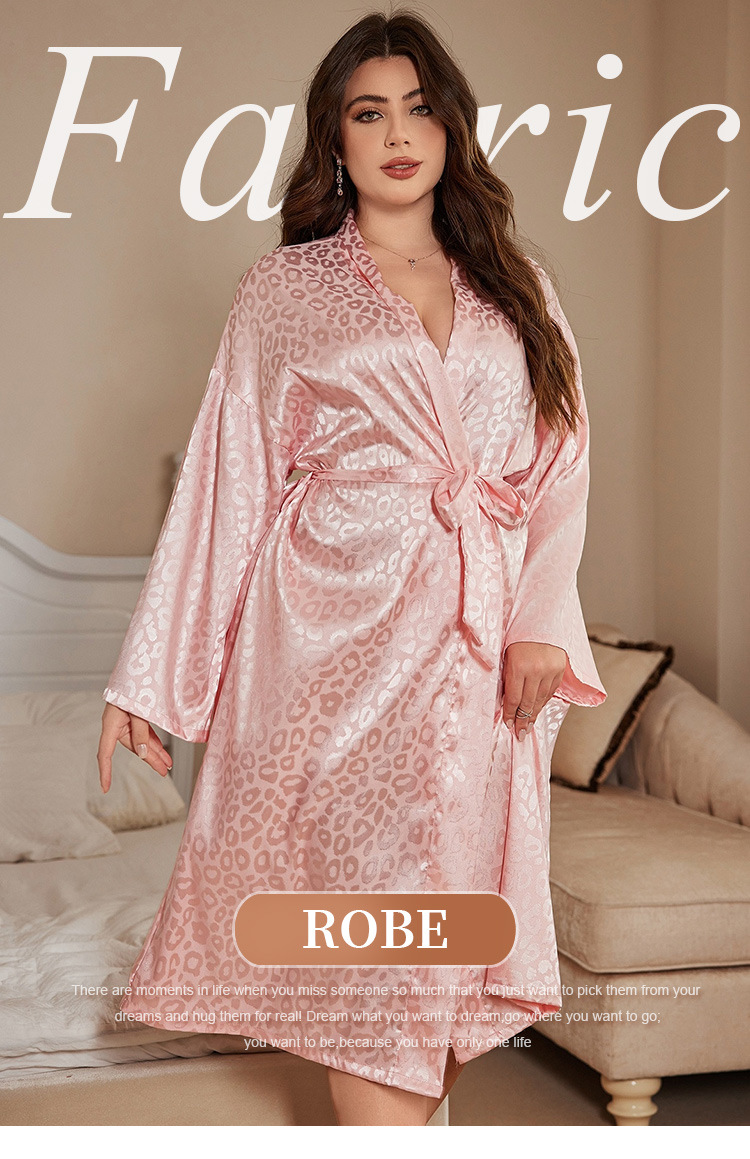 Robe Silk Women - プラスサイズのローブパジャマ女性寝間着ナイトガウンセクシーなフェイクシルクローブ夏カジュアル薄い部屋着シンプルなバスローブスパースター