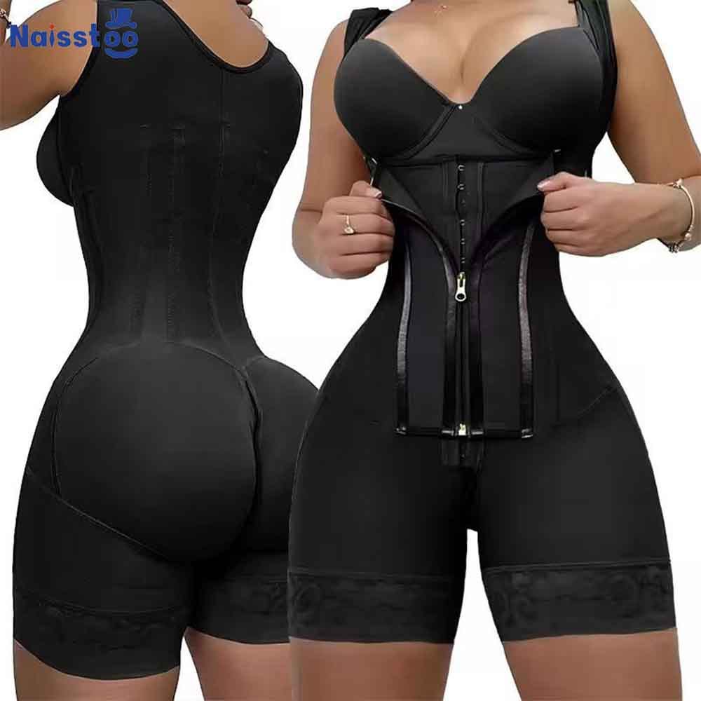 Shapewear Bodysuit Firm - コロンビア産ガードル、産後シェイパー、女性用フルボディシェイパー、ウエストトレーナー、しっかりとした高圧縮シェイプウェア、痩身と体型補正