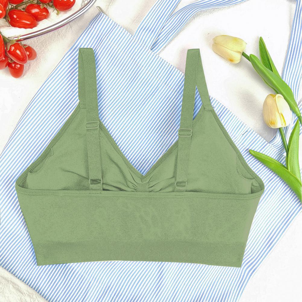 Bralette Wireless Soft - 女性用ソフトブラ ワイヤレススポーツブラ 女性用パッド入りワークアウトブラレット 快適なノンワイヤーヨガプッシュアップブラ 快適