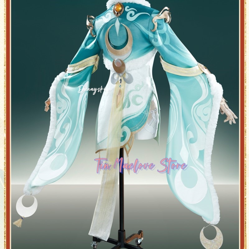 原神インパクト アデプタス・ジバイ 白馬不滅のコスプレ衣装  - Robe Silk Women のレビューと価格