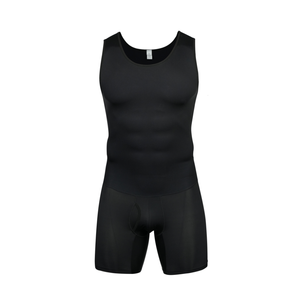 メンズシェイプウェアボディスーツ、お腹コントロールスリムシャ - Shapewear Bodysuit Firm のレビューと価格