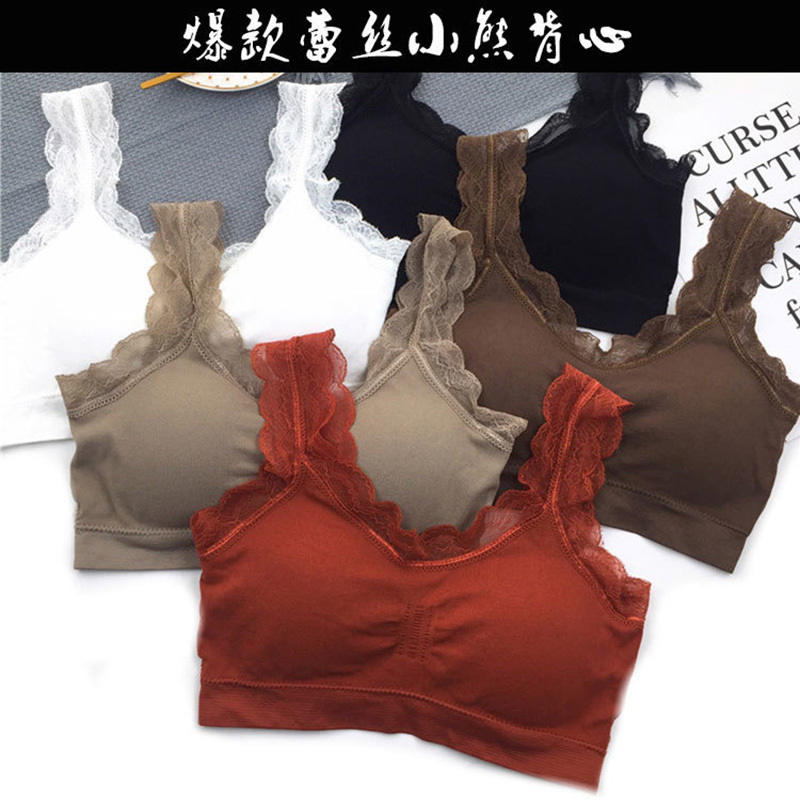 女性のためのセクシーな3Dレースのランジェリー,シームレスな - Strapless Bra Backless のレビューと価格