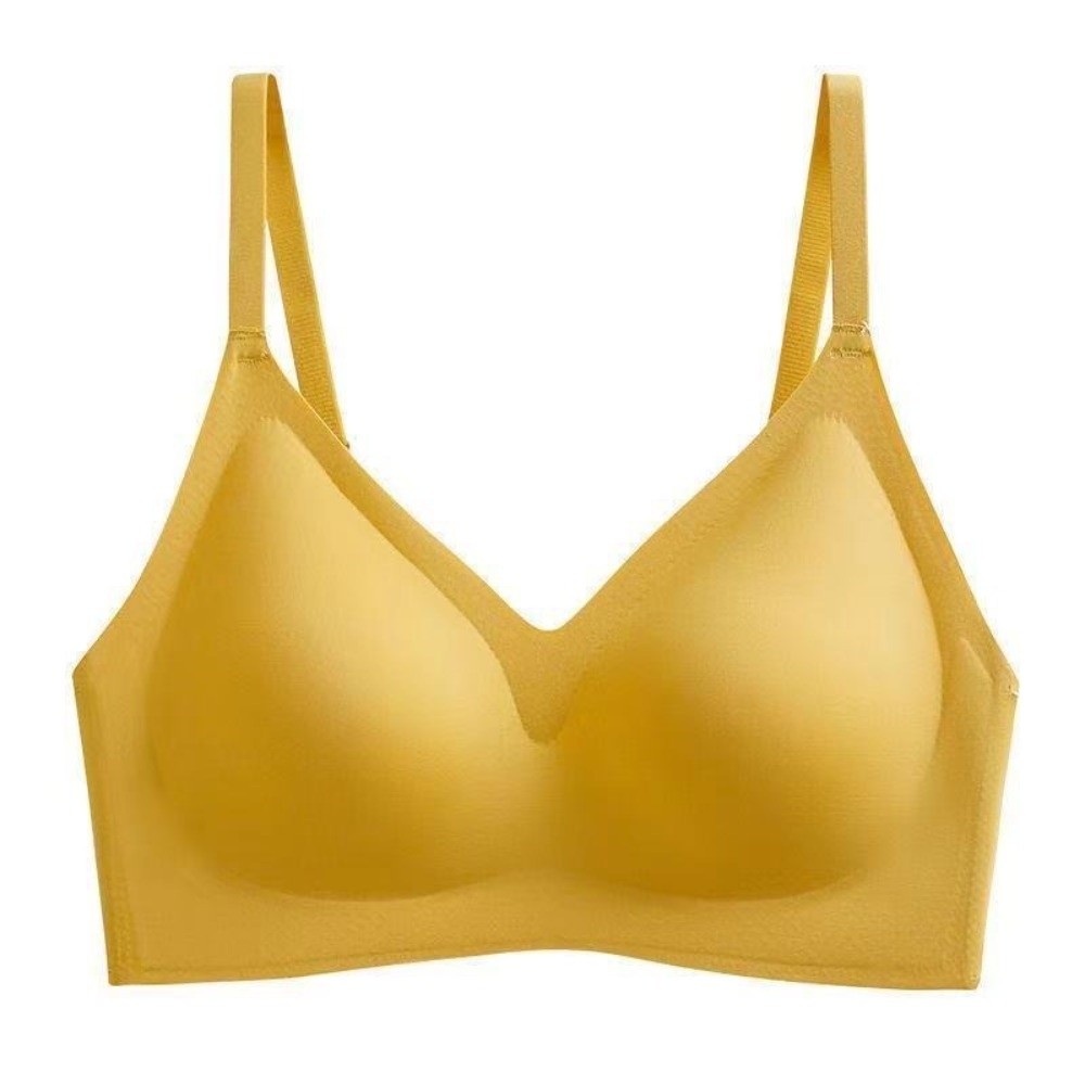 快適なプッシュアップワイヤレスブラ、バストアップ効果のあるラ - Bralette Wireless Soft のレビューと価格