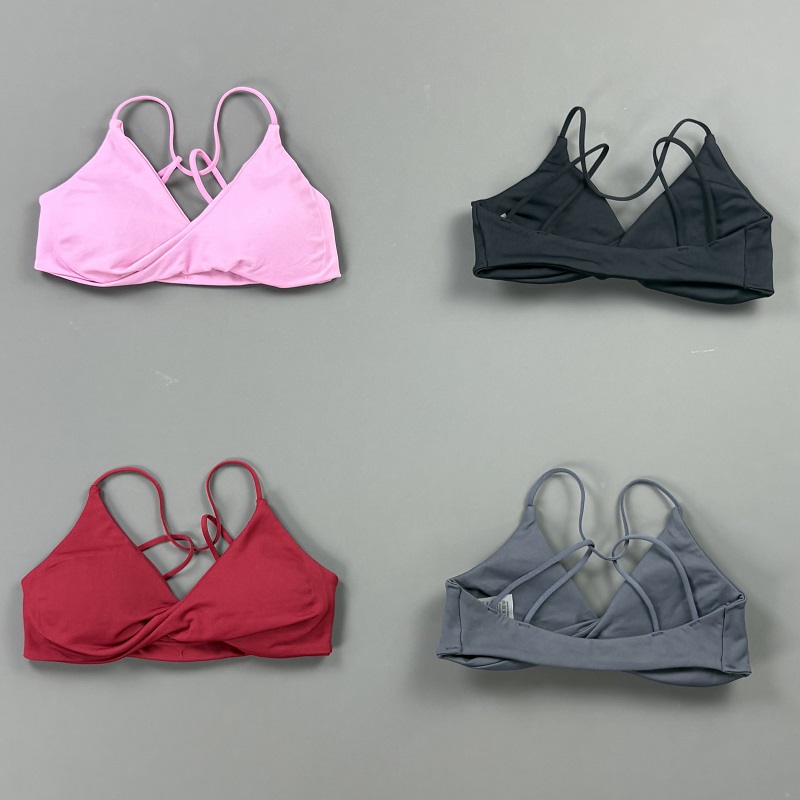 ビジョンウィメンズスポーツブラ Vネックツイストフロント細ス - Seamless Underwear Women のレビューと価格