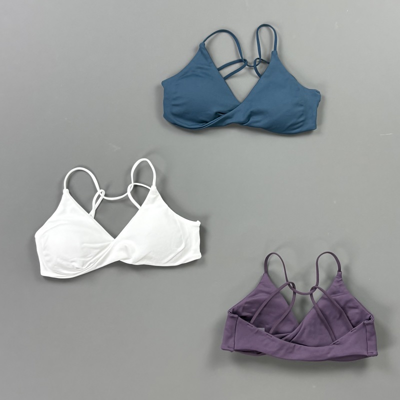 ビジョンウィメンズスポーツブラ Vネックツイストフロント細ス - Seamless Underwear Women のレビューと価格