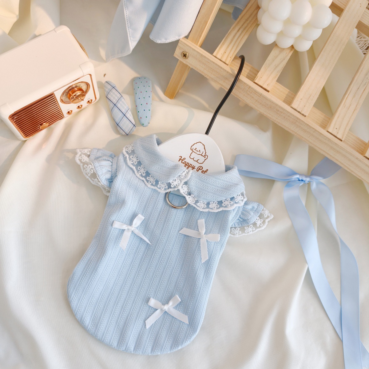 ペット用春のレースボウベスト、テディ・ヨークシャー・ペットT - Lace Teddy Lingerie のレビューと価格