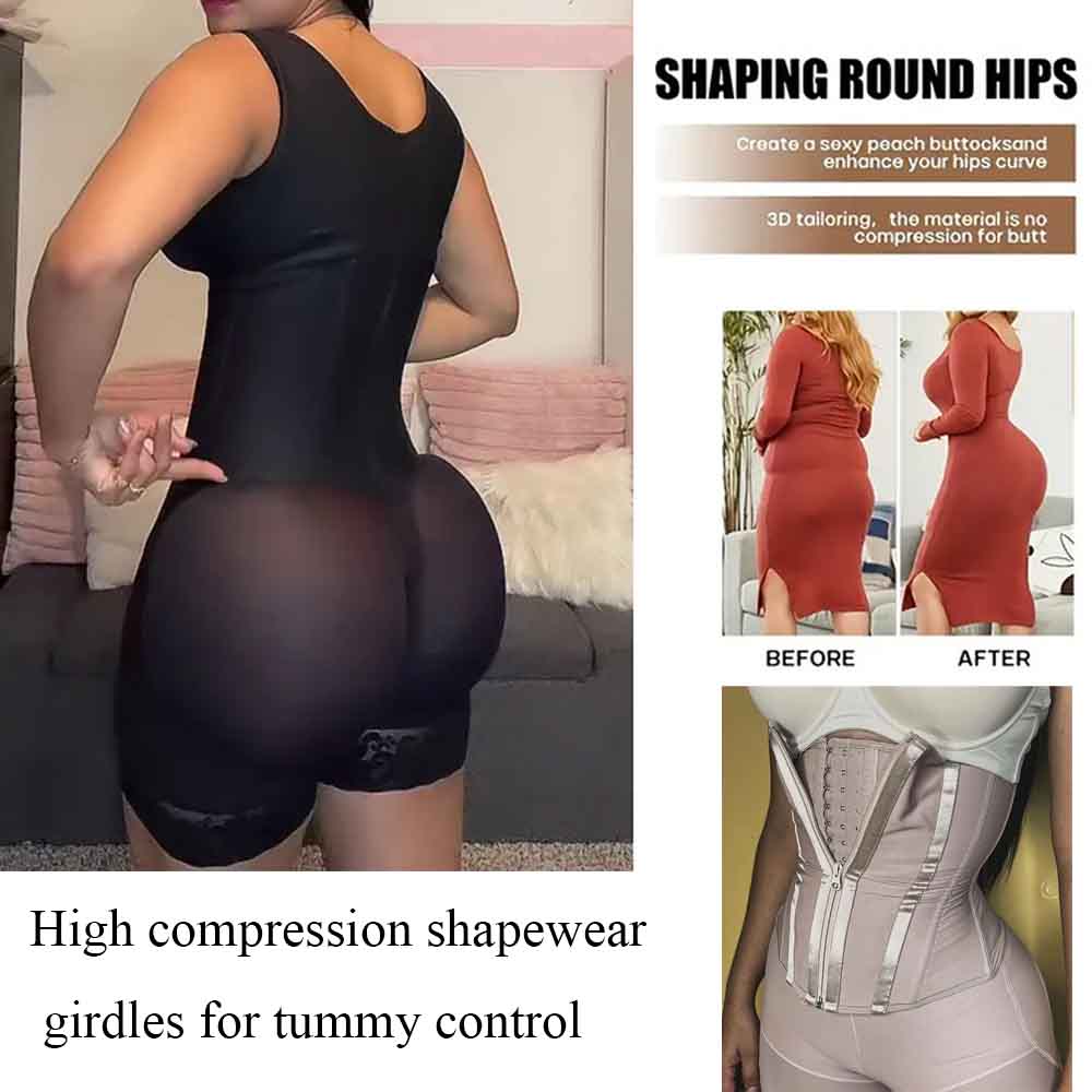 コロンビア産ガードル、産後シェイパー、女性用フルボディシェイ - Shapewear Bodysuit Firm のレビューと価格