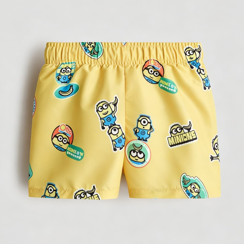 ボーイズミニオンプリントスイムショーツ速乾性弾性ウエストビー - Boyshort Underwear のレビューと価格